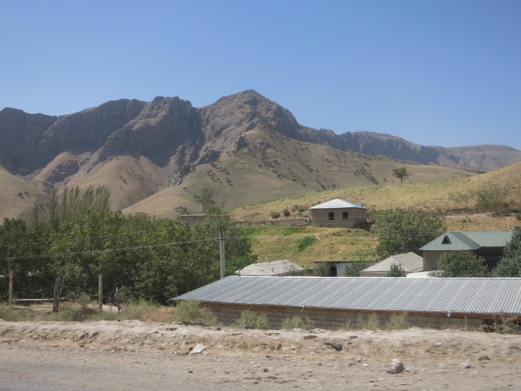 Berge zwischen Samarkand und Shakhrisabz