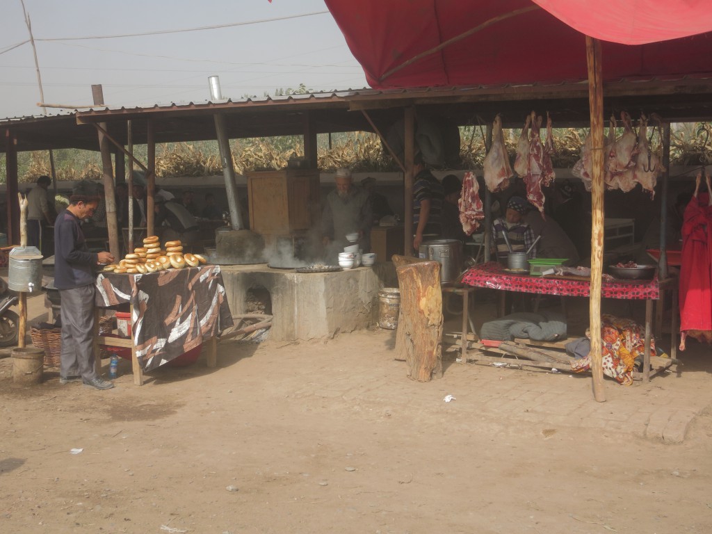 Essensstände auf dem Viehmarkt