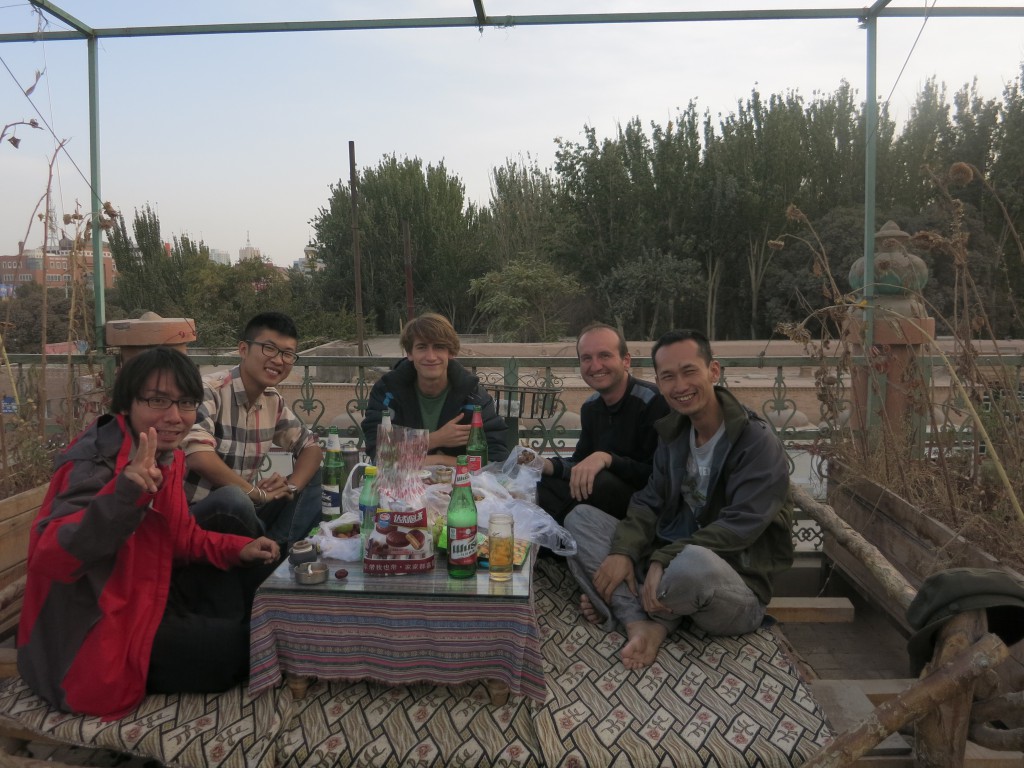 Abendessen mit Kenta, Vincent, Max und Ren