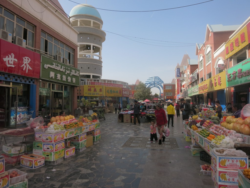 Markt in der Fußgängerzone