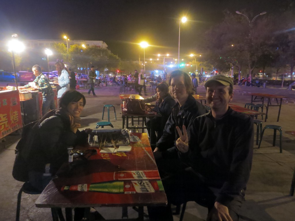 Mit Maiko und Drew auf dem Nachtmarkt