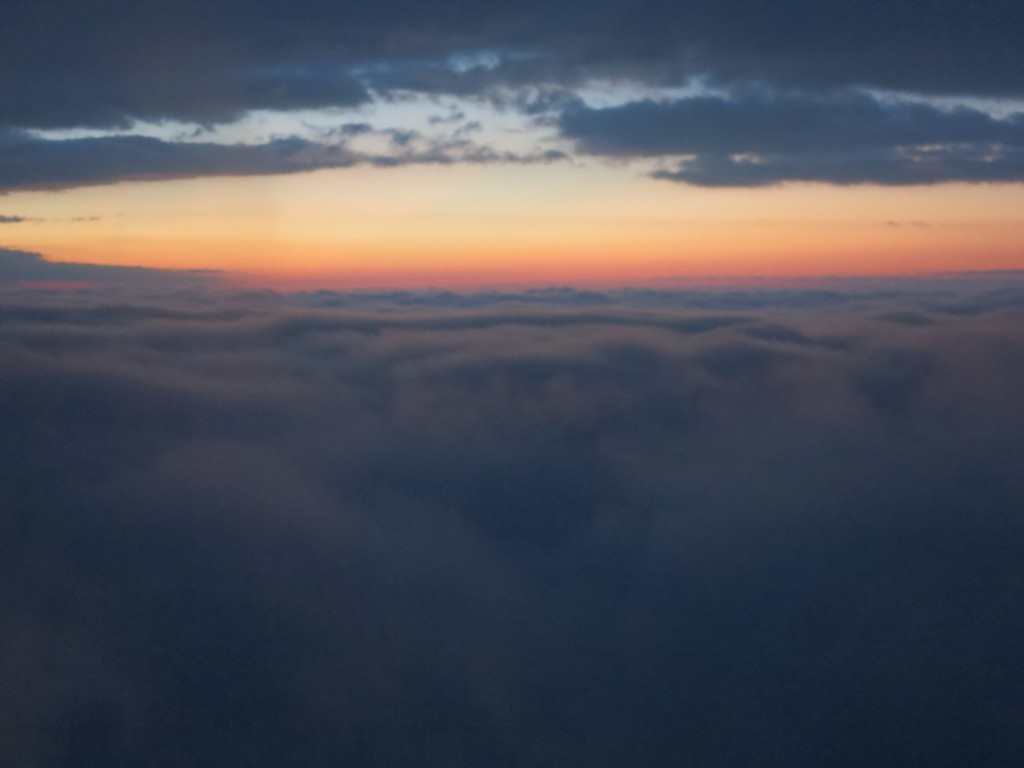 Morgenstimmung über den Wolken