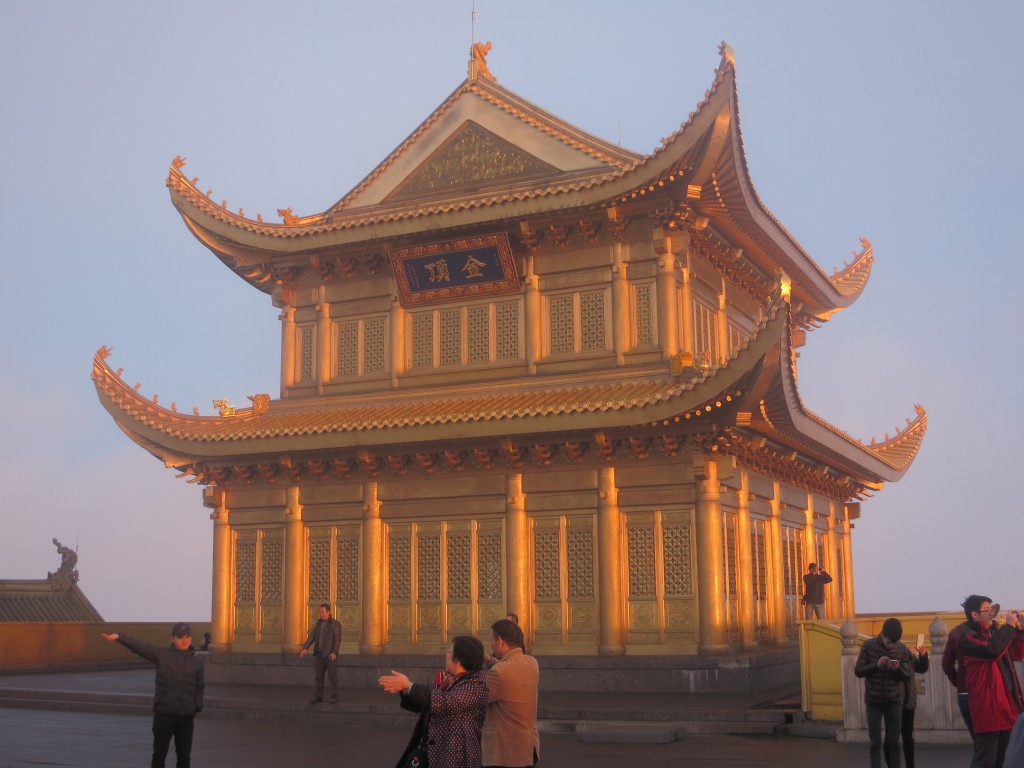 Höchstes Gebäude des Jinding-Tempels
