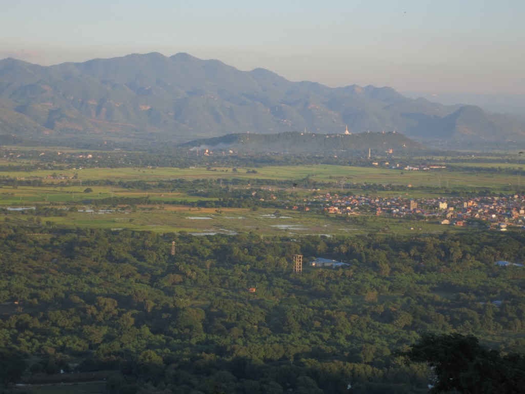 Blick vom Mandalay-Hügel in Richtung Osten