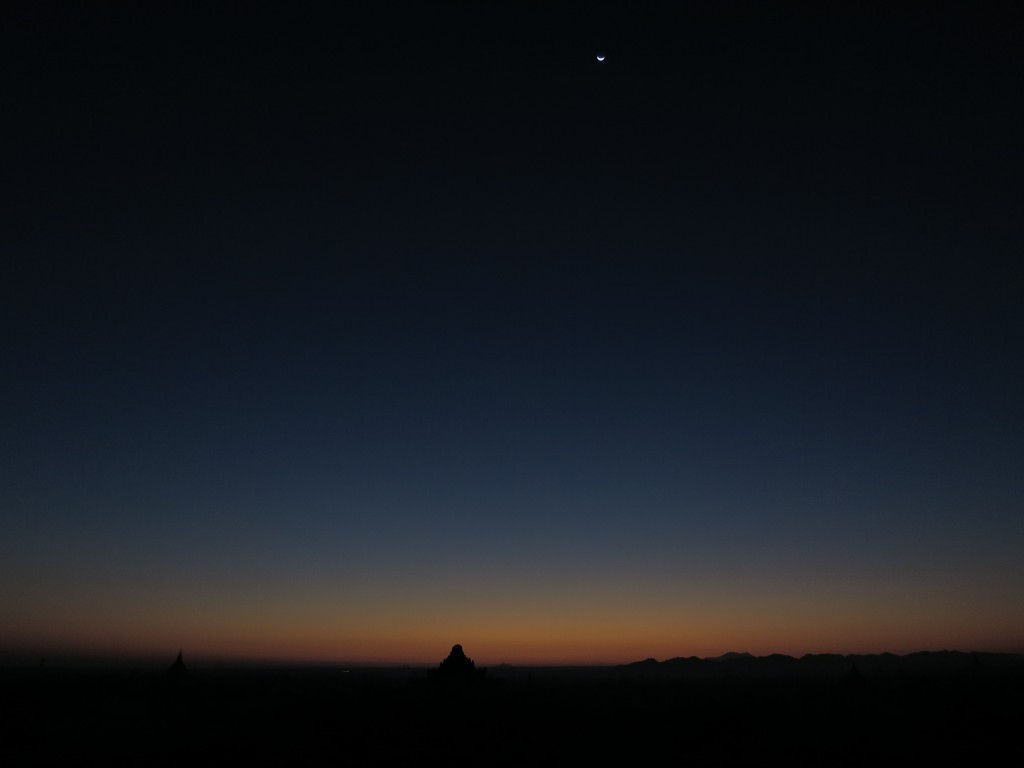 Morgenstimmung auf der Shwe-san-daw-Pagode