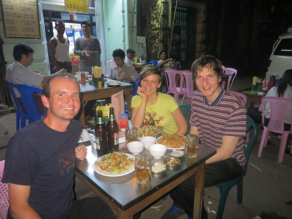 Mit Sanni und Joachim beim Abendessen