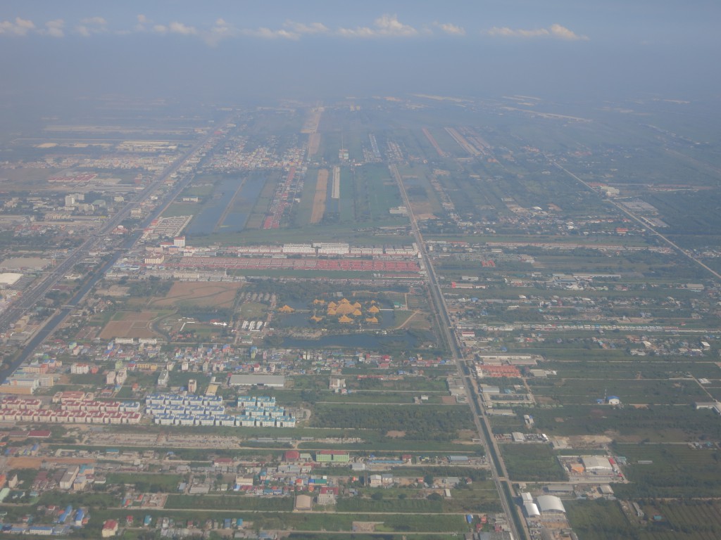 Im Anflug auf Bangkok