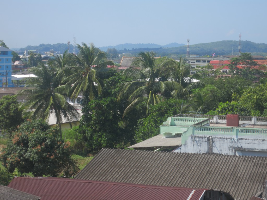 Blick vom Hotelbalkon