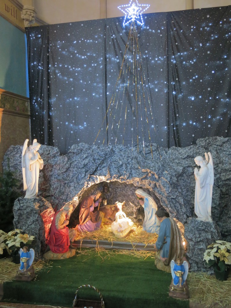 Weihnachtskrippe in der St Mary's Cathedral