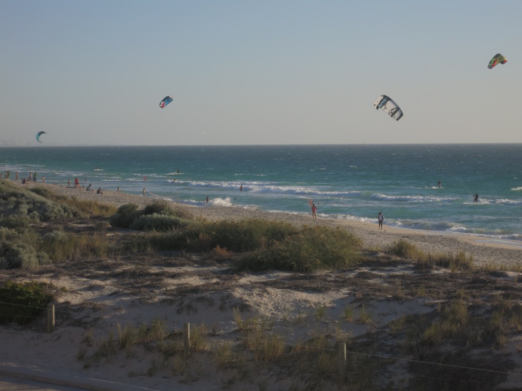 Kiteboarder am Scarborough Beach