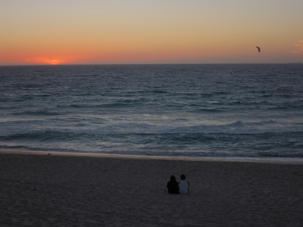 Abendhimmel am Scarborough Beach