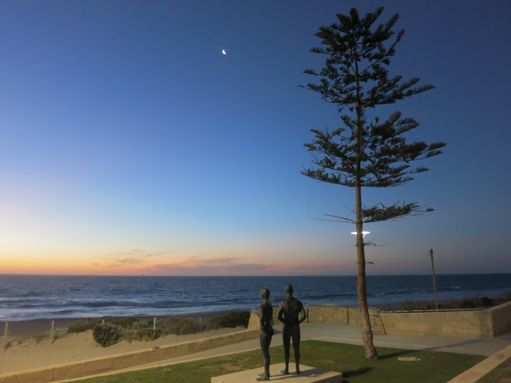 Mondschein am Scarborough Beach