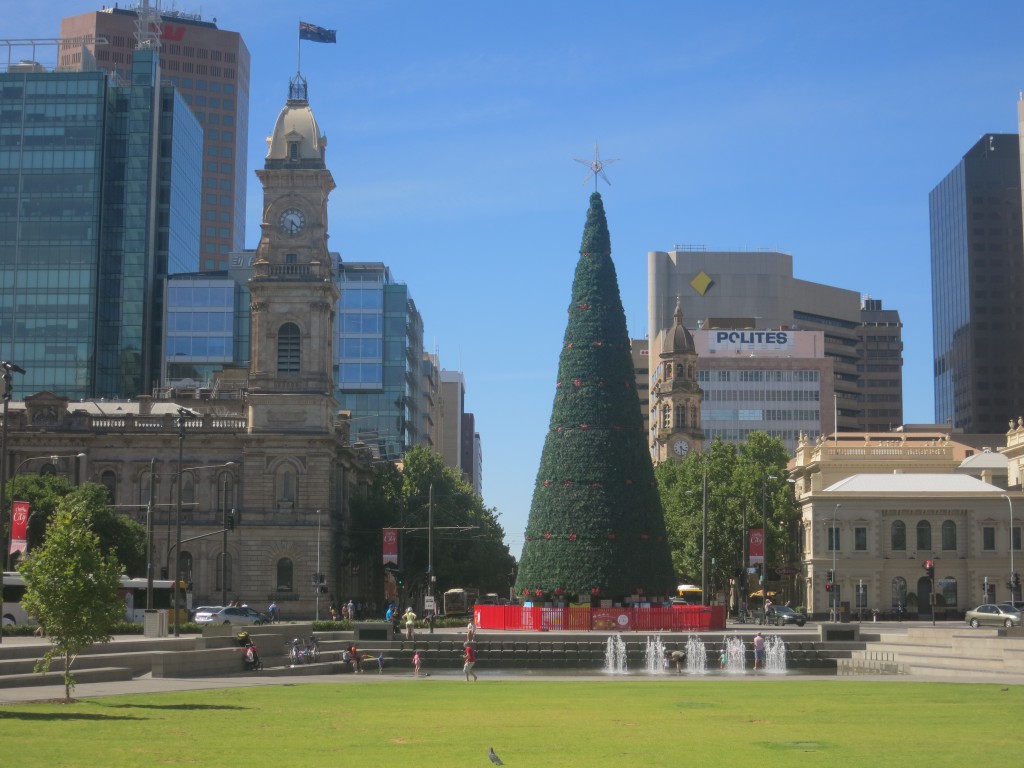 Weihnachtsbaum auf dem Victoria Square