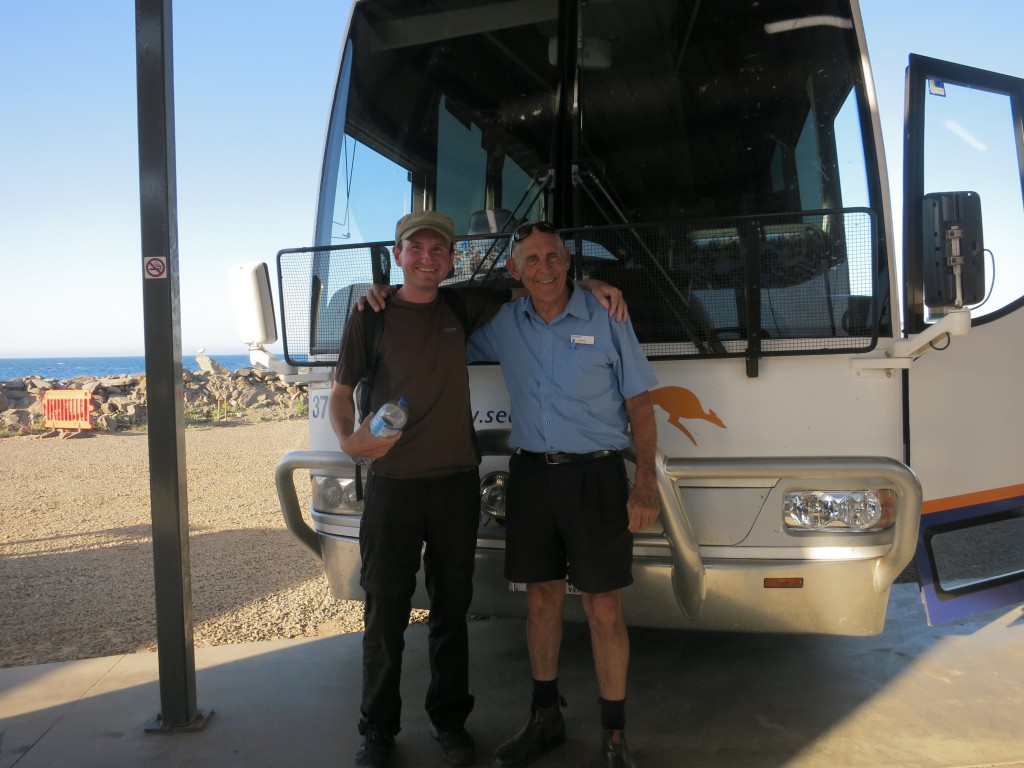 Abschied vom Busfahrer Daniel