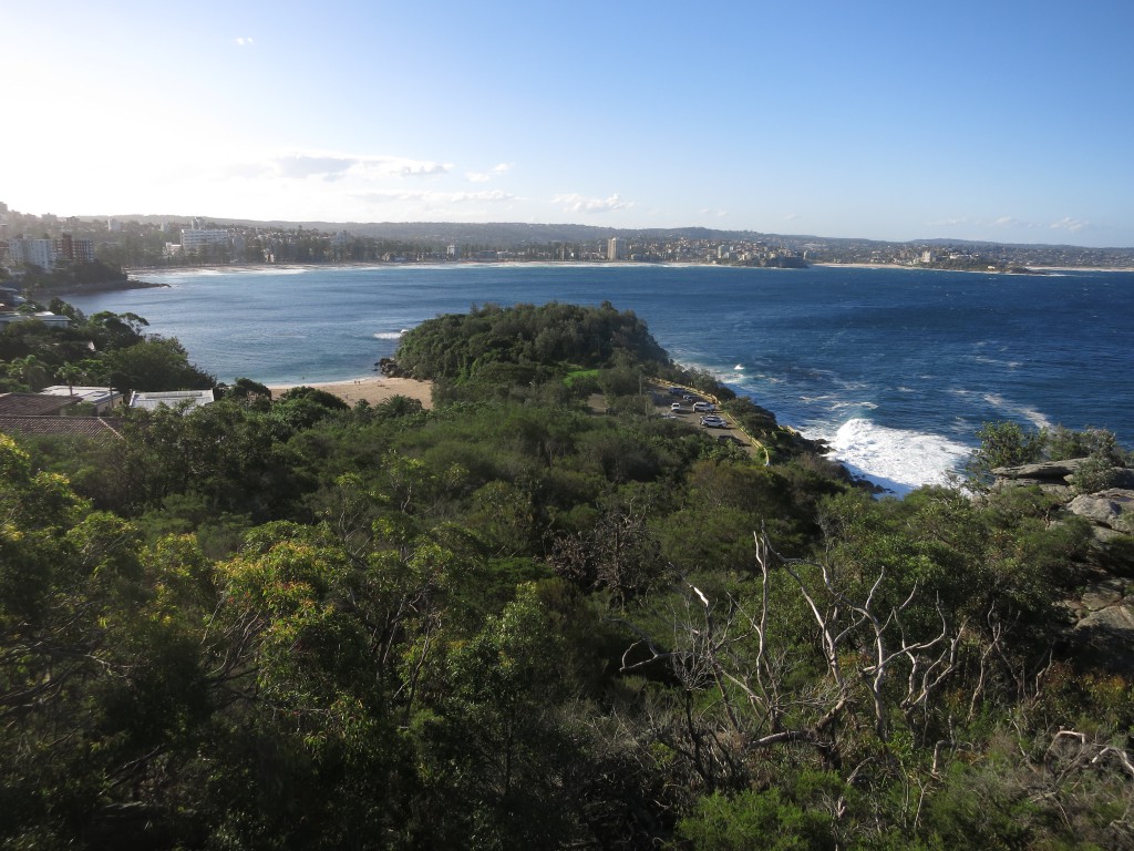 Blick auf Manly und die Strände