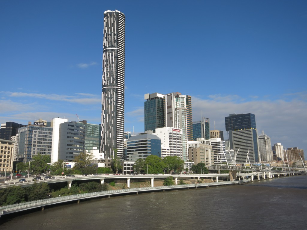 Brisbane River und Skyline