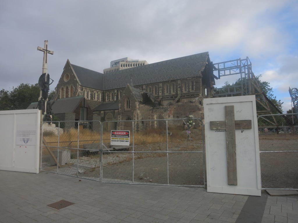 Zerstörte ChristChurch Cathedral