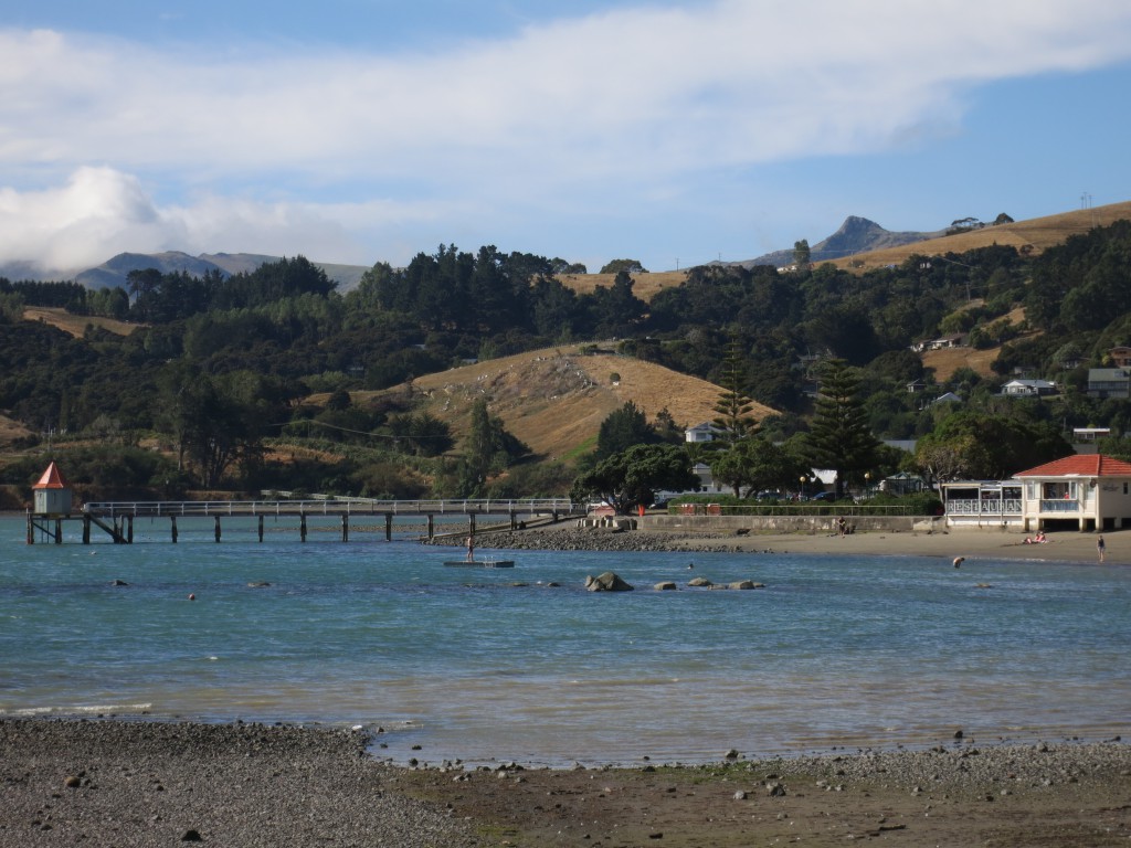 Banks-Halbinsel: Pier in Akaroa