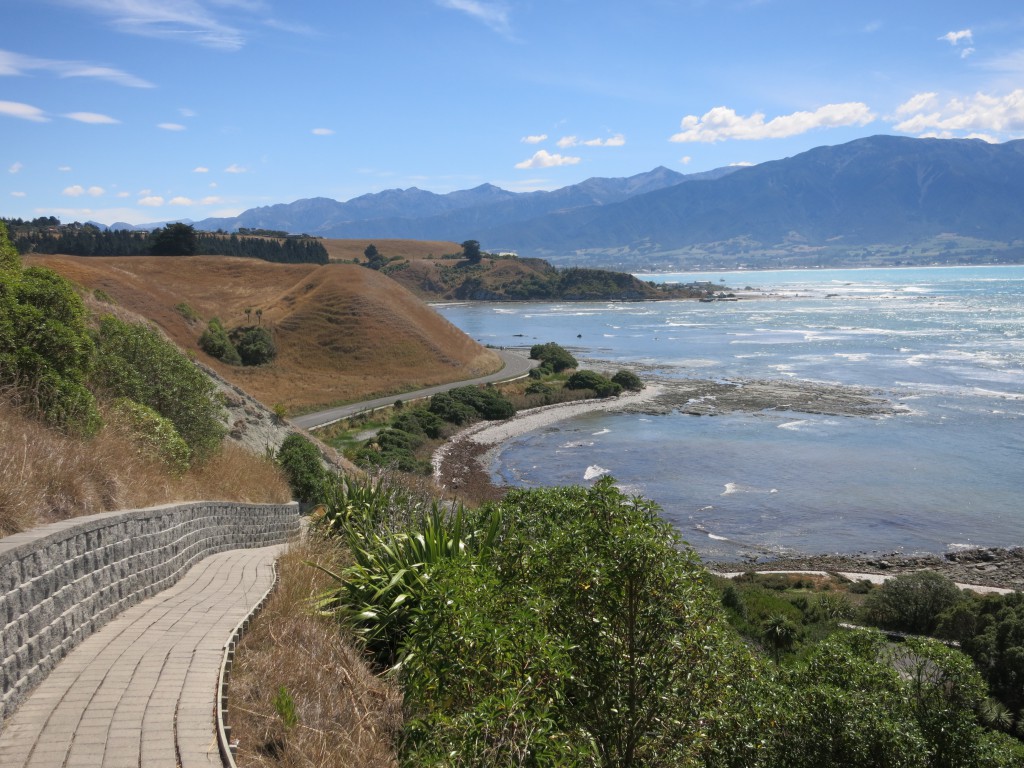 Küste an der Kaikoura-Halbinsel