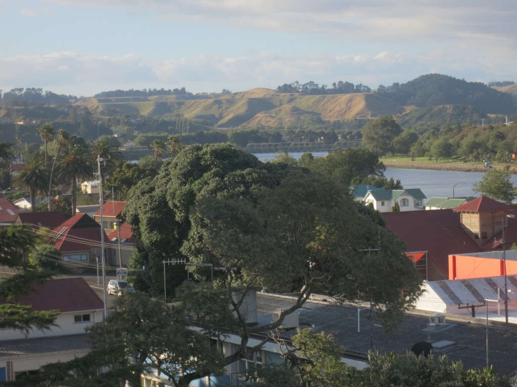 Blick vom Queen’s Park auf den Whanganui River