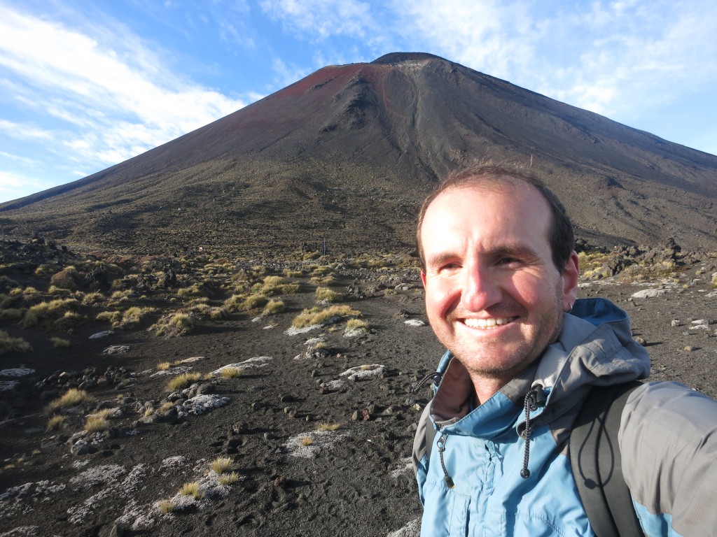 Tongariro-Nationalpark: Vor dem Anstieg zum Mount Ngauruhoe