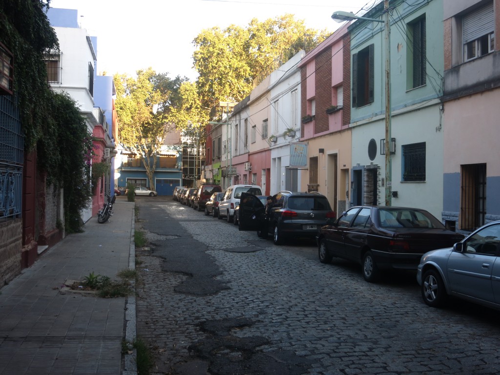 Bunte Gasse im Stadtteil Palermo