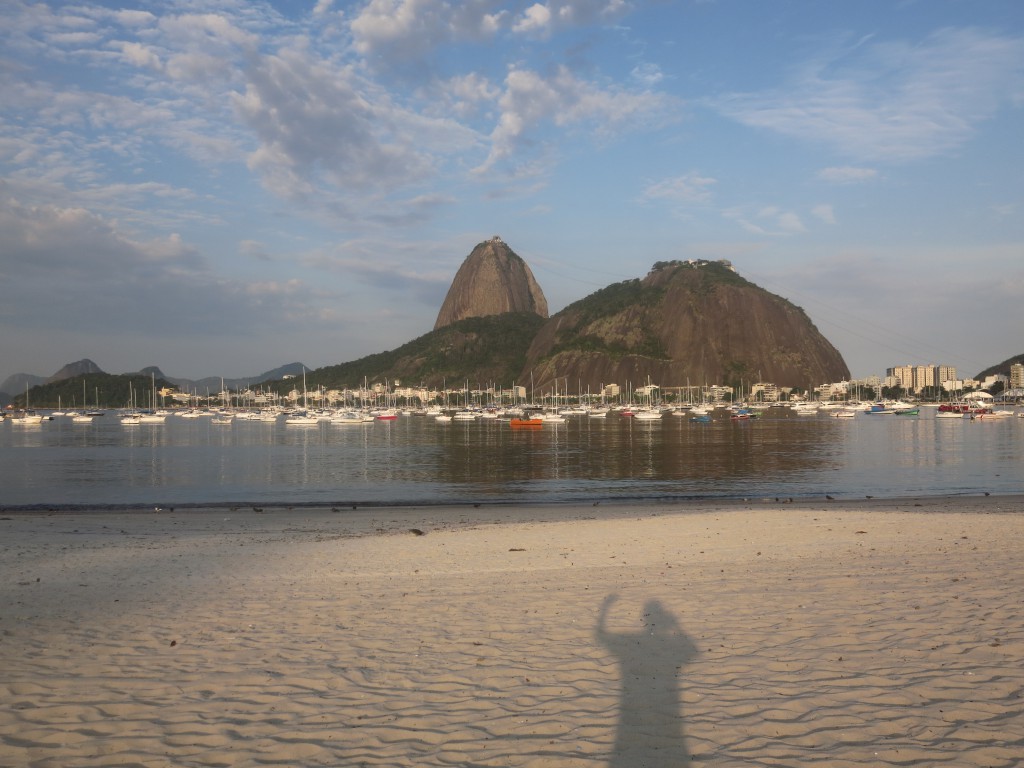 Blick von Botafogo auf den Zuckerhut