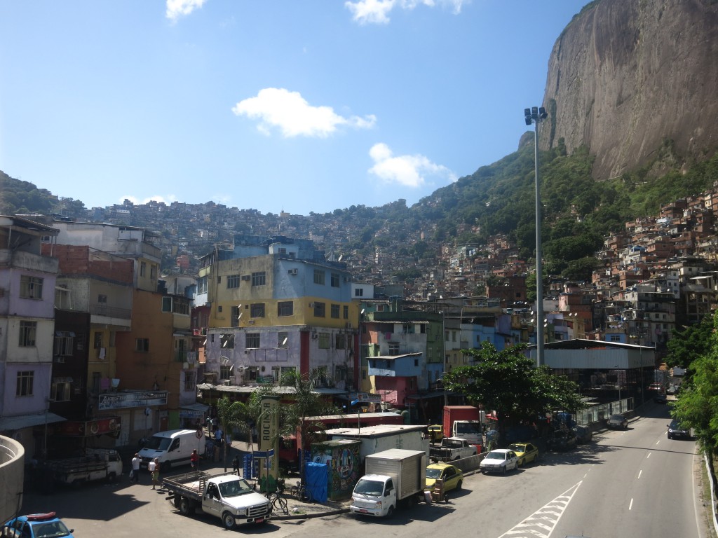 Blick zurück auf Rocinha