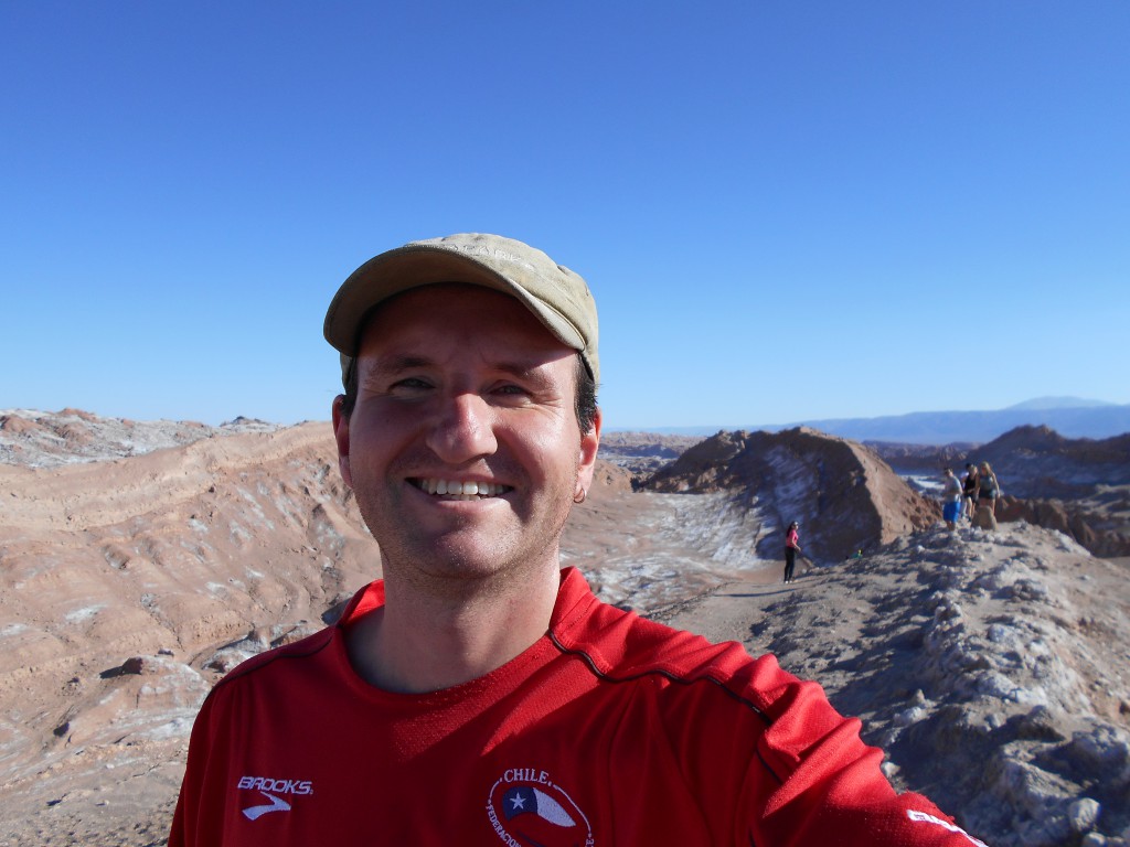 Vor dem Grat bei der Duna Mayor im Valle de la Luna