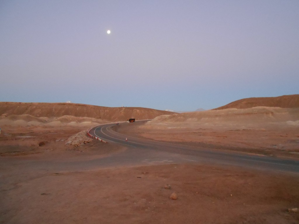 Hauptstraße am Valle de la Muerte