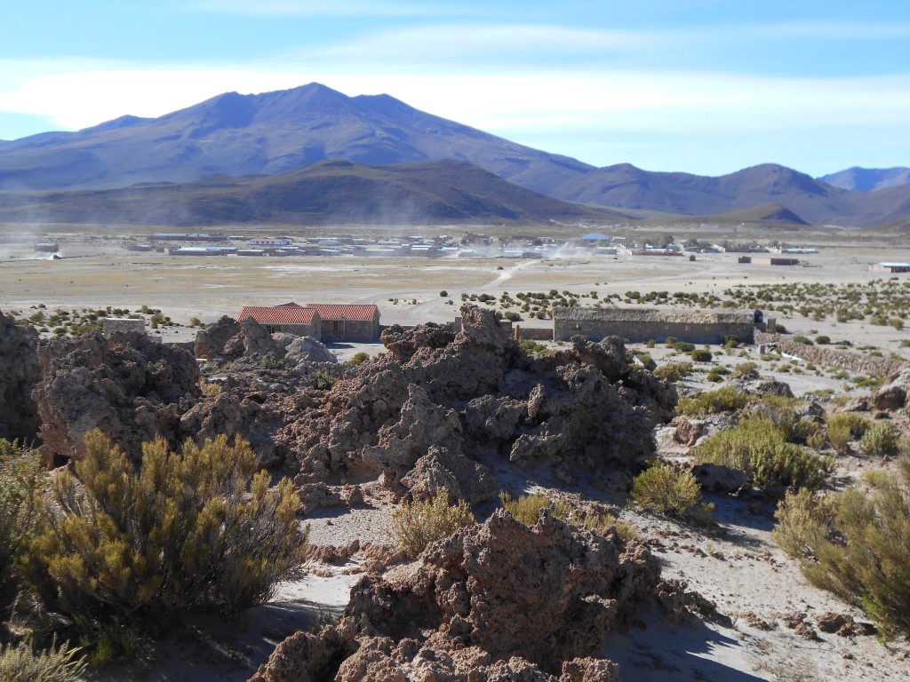 Blick vom Museo Kausay Wasi auf San Juan de Rosario