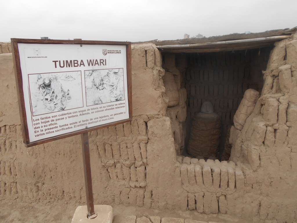 Aussehen der Gräber in Huaca Pucllana