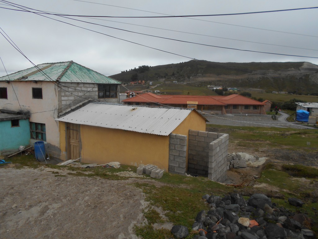 Häuser im Dorf Quilotoa