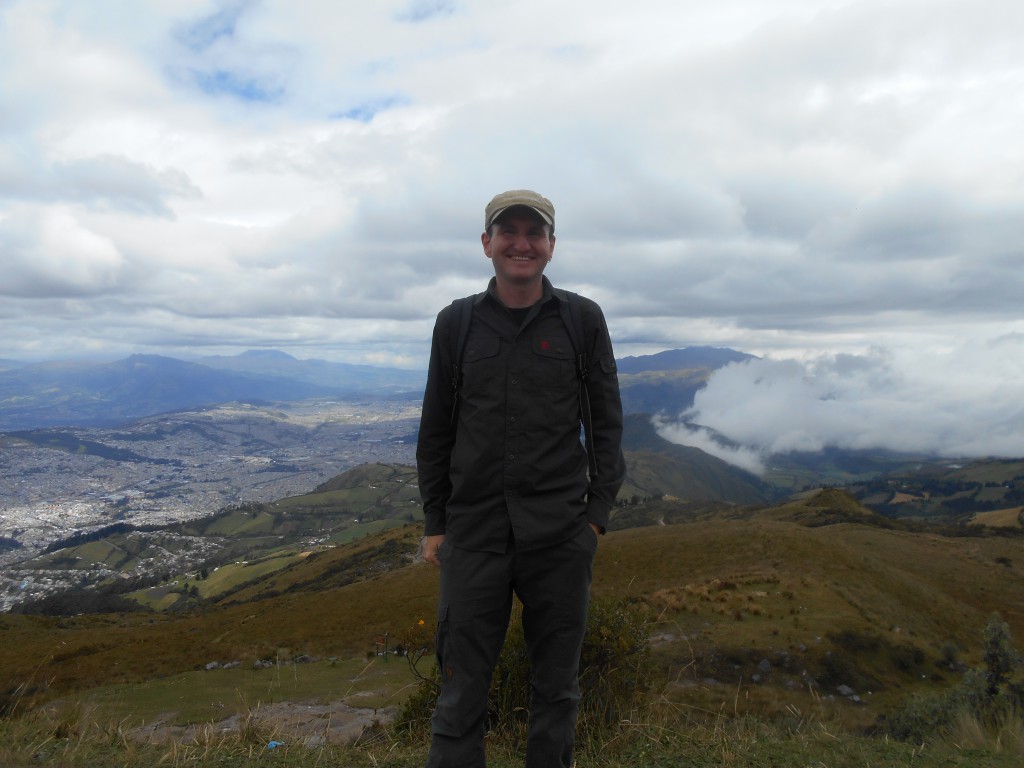 Auf dem Volcán Pichincha vor dem Südteil der Stadt