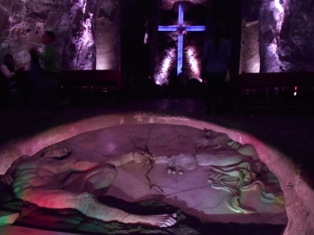 Zipaquirá: Die Erschaffung des Adam in der Salzkathedrale