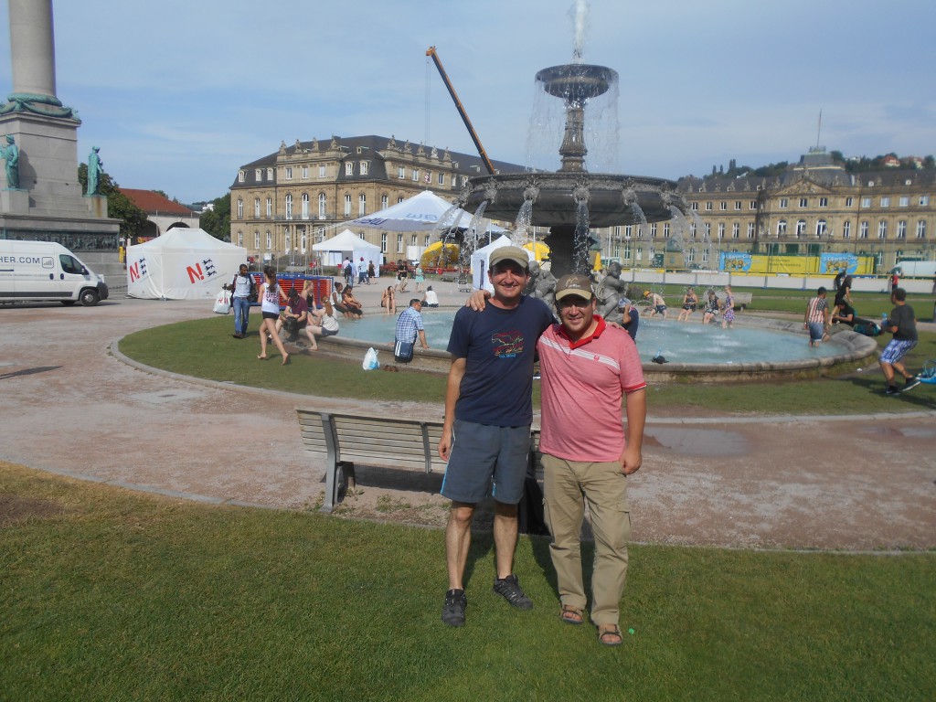 Stuttgart: Mit Jurabek auf dem Schlossplatz